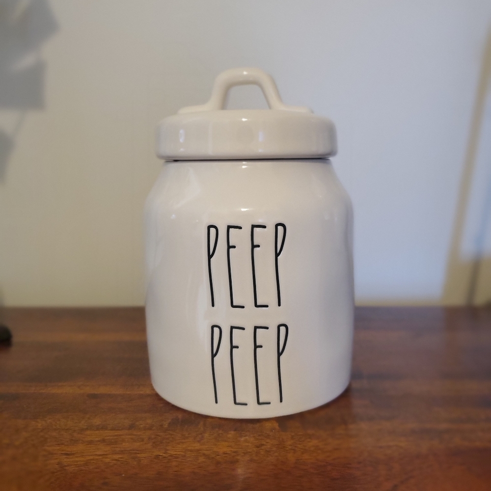 Rae dunn peep peep canister